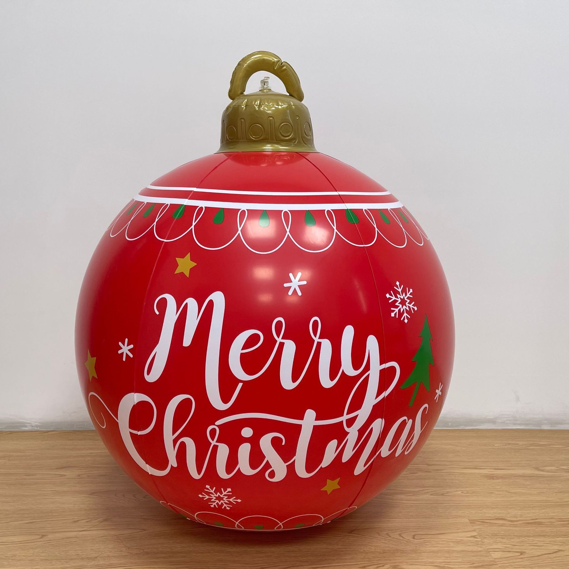 Wholesale new Giant large outdoor christmas pvc inflatable decorated ball 60cm PVC inflatable christmas ball