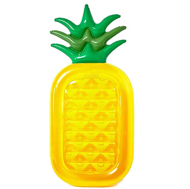 Inflatable Pineapple Pool Float Raft Large Outdoor Swimming Pool Inflatable Float Toy Floatie Lounge Toy for Adults & kids