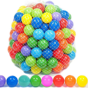 High Quality Customized Color Logo Water Toys Soft Plastic Ocean Balls For Kids