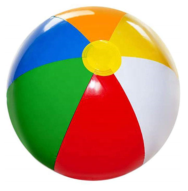 Bulk Large glitter Inflatable Beach Balls Summer Beach & Pool Party Supplies Beach Ball for Kids