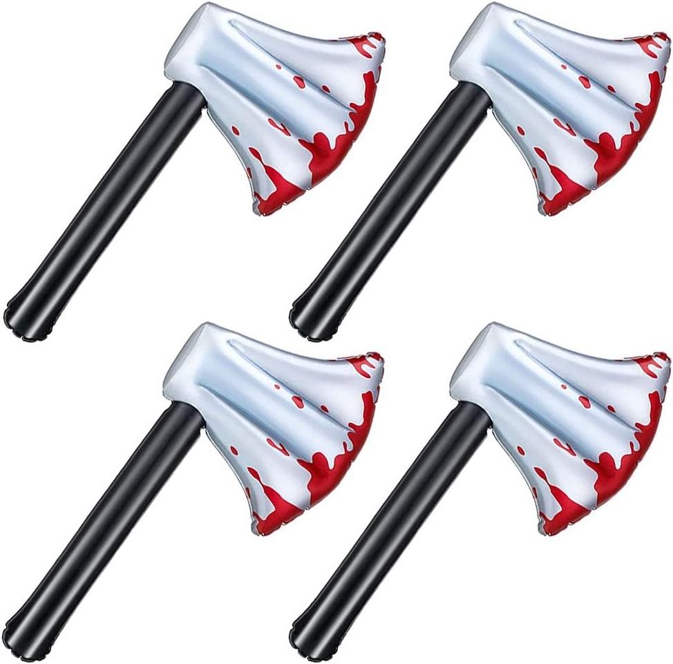 Halloween Inflatable Axe Prop Inflatable Hatchet Costume Accessory for Party Decoration Funny Horror Props