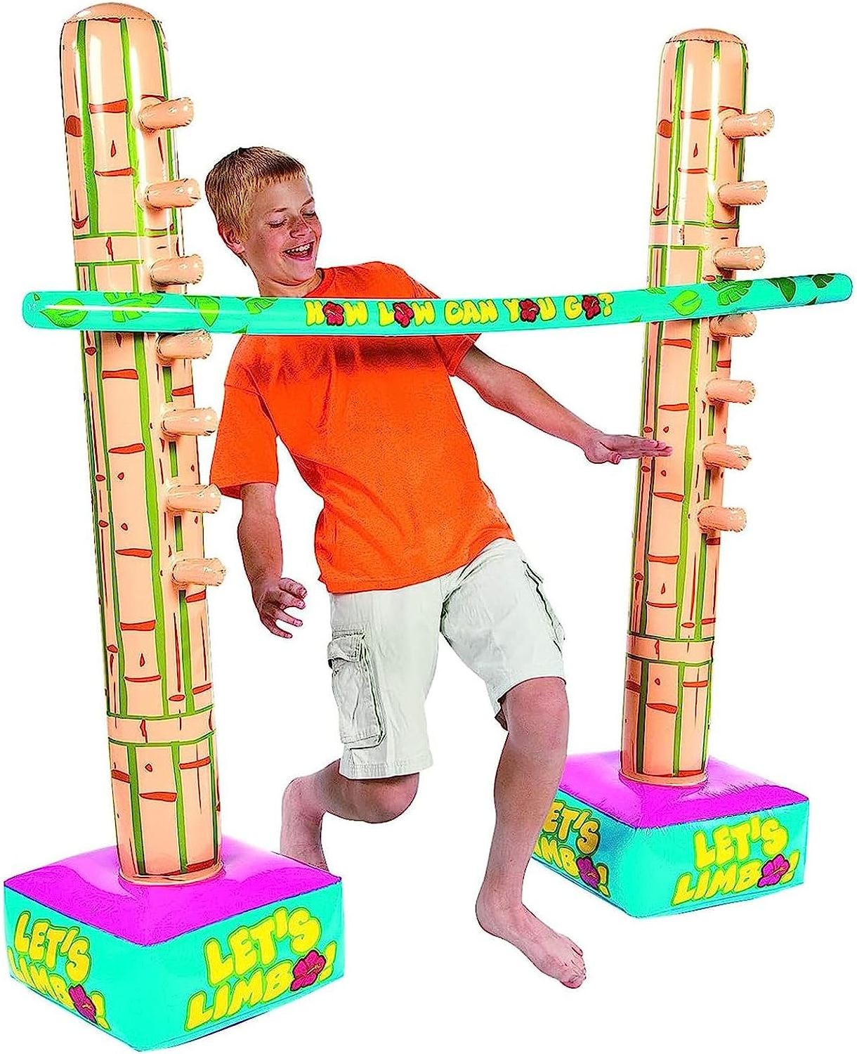 Limbo Game for Adults Kids Indoors and Outdoors Inflatable Limbo Kit for Party Inflatable Game Toy