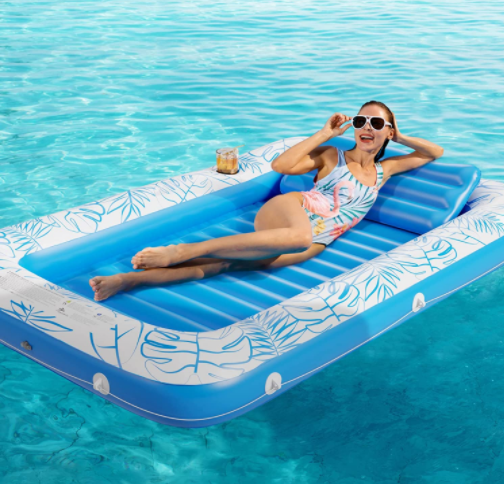 Inflatable Pool Float Lounge Floating Water bed for Swimming Pool Lounger chair Pool Party for Adults Kids