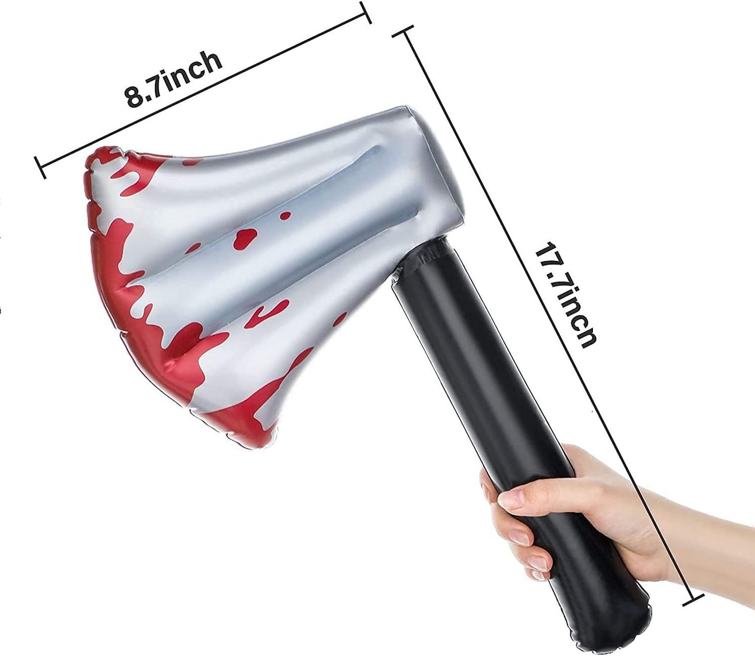 Halloween Inflatable Axe Prop Inflatable Hatchet Costume Accessory for Party Decoration Funny Horror Props