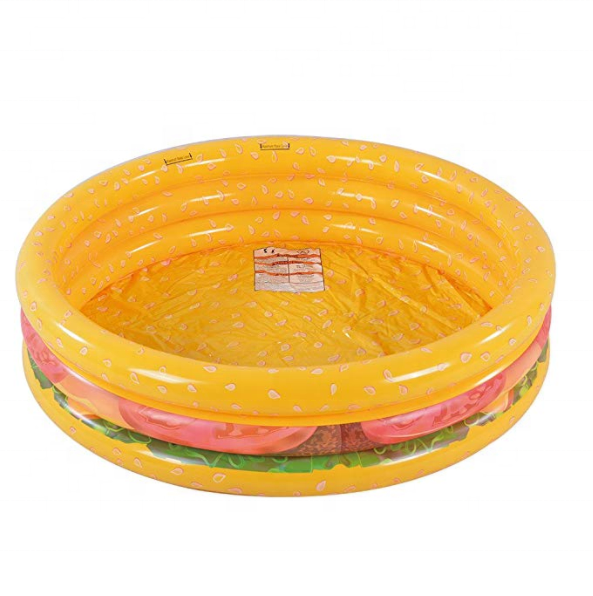 Watermelon fruit Hamburger Inflatable Pool, Water Pool in Summer, Pit Ball Pool of 45 Inches