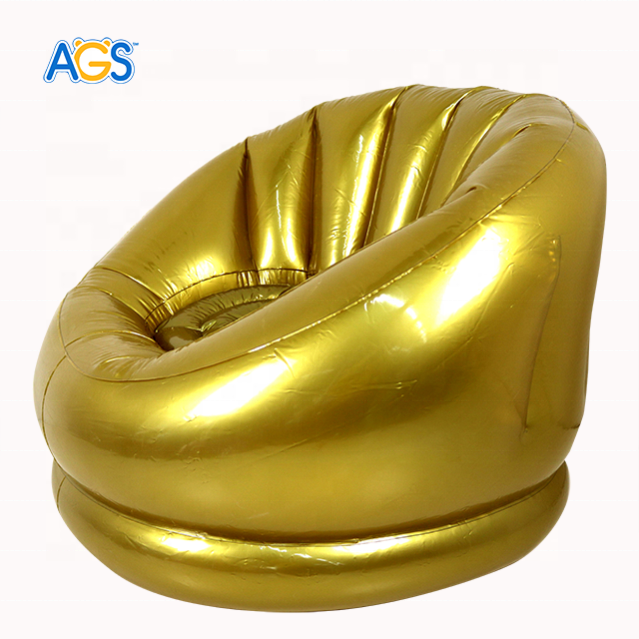 indoor and outdoors chair inflatable Blow up sofa inflatable gold inflatable chair sofa for adult