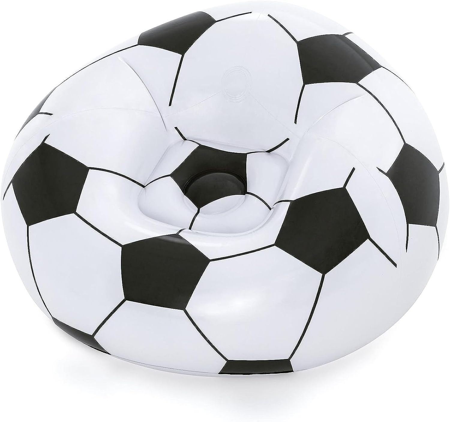 Soccer Ball Inflatable Chair for Football Game Inflatable Sofa for Kids Adults Comfortable & Portable Blow Up for Outdoors