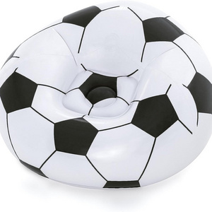 Soccer Ball Inflatable Chair for Football Game Inflatable Sofa for Kids Adults Comfortable & Portable Blow Up for Outdoors