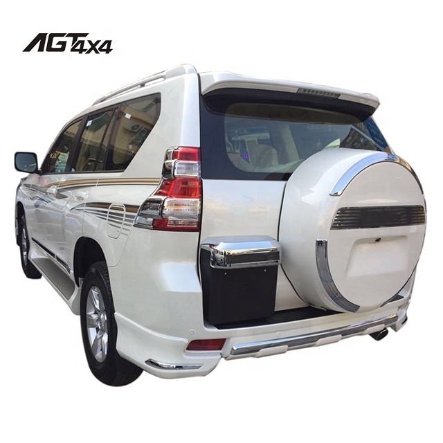 AGT4X4 Auto Accessories rear Door Spare Tire Cover Plastic For prado FJ150 2014-2021 Auto Spare Tire