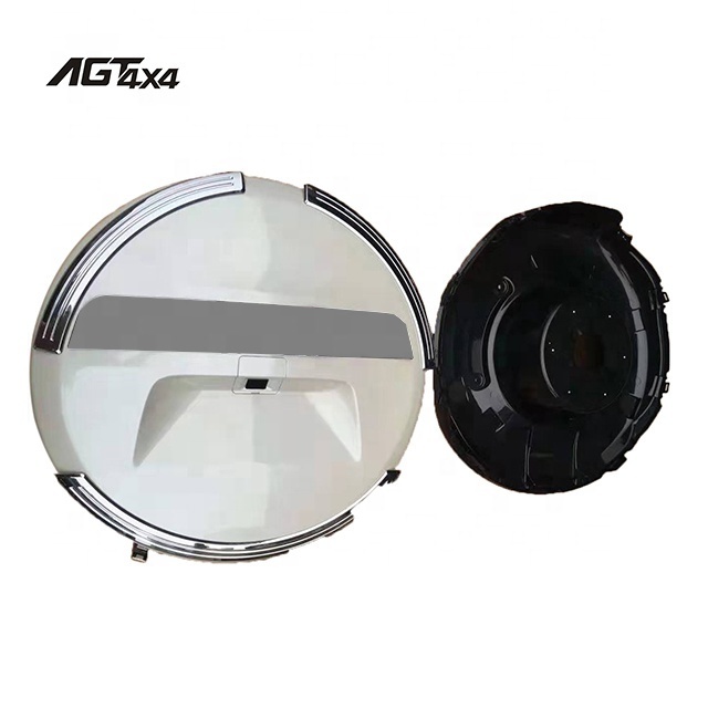 AGT4X4 Auto Accessories rear Door Spare Tire Cover Plastic For prado FJ150 2014-2021 Auto Spare Tire