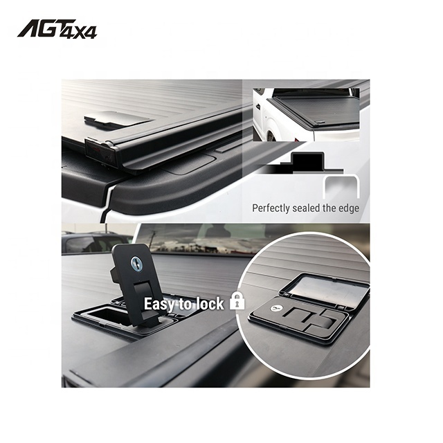 AGT4X4 Aluminium Rolling Hard Truck Bed Cover For Chevrolet Colorado 2015+ Pickup Tonneau Cover