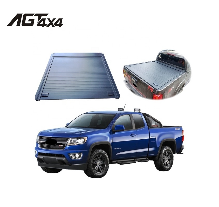 AGT4X4 Aluminium Rolling Hard Truck Bed Cover For Chevrolet Colorado 2015+ Pickup Tonneau Cover