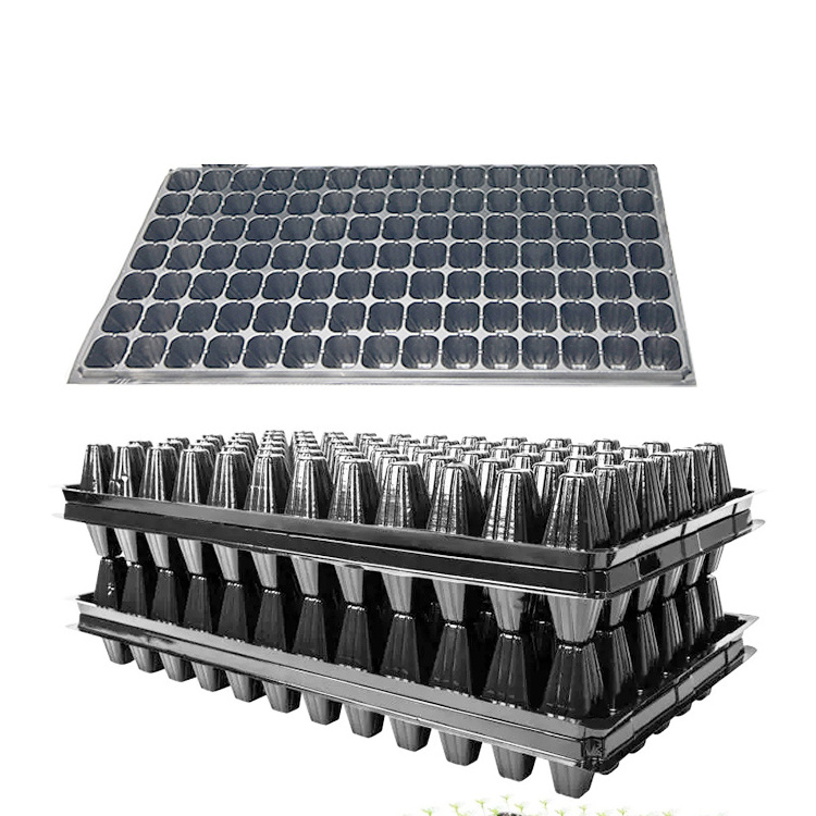 Plant Growing Seedling Tray 200 Cell Vegetable Seed Germination Tray Carton Box Plastic Tree Tray Ten Cell Plug 500 Not Coated