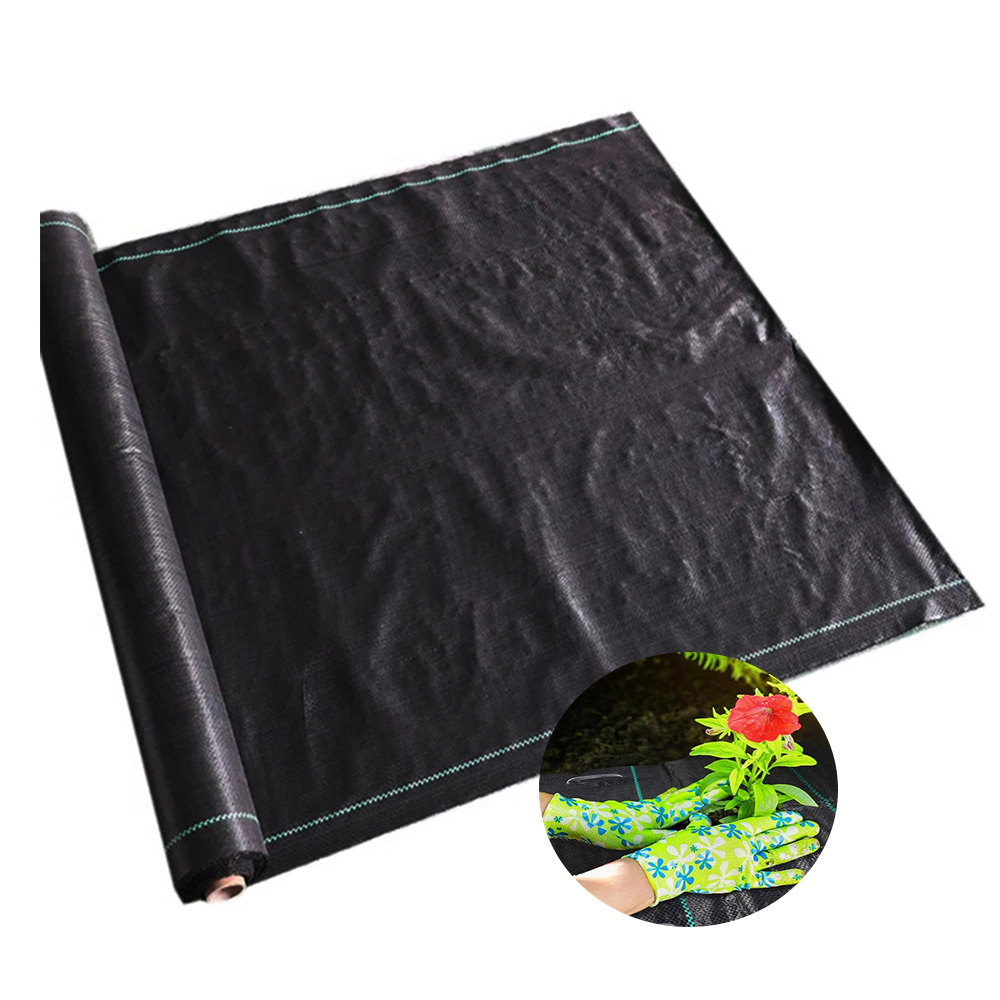 Waterproof ground cover woven polypropylene plastic pp anti weed mat ground cover