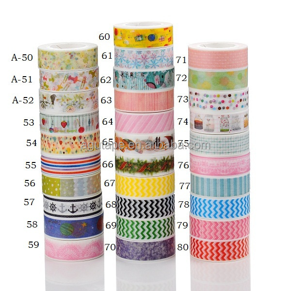 Wholesale washi tape cheap masking tape for DIY decoration