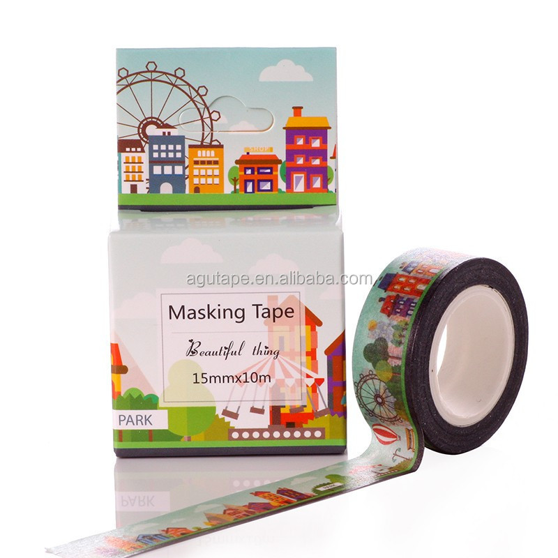 Hot sale new style DIY tool for scrapbook and note book schedule decoration washi sticker cartoon washi tape