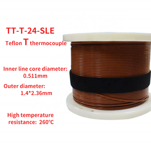 TT-T-24-SLE T K J Thermocouple Temperature Measuring Wires TT-T-30-SLE T Thermal Temperature Sensor Compensation Wires Cable