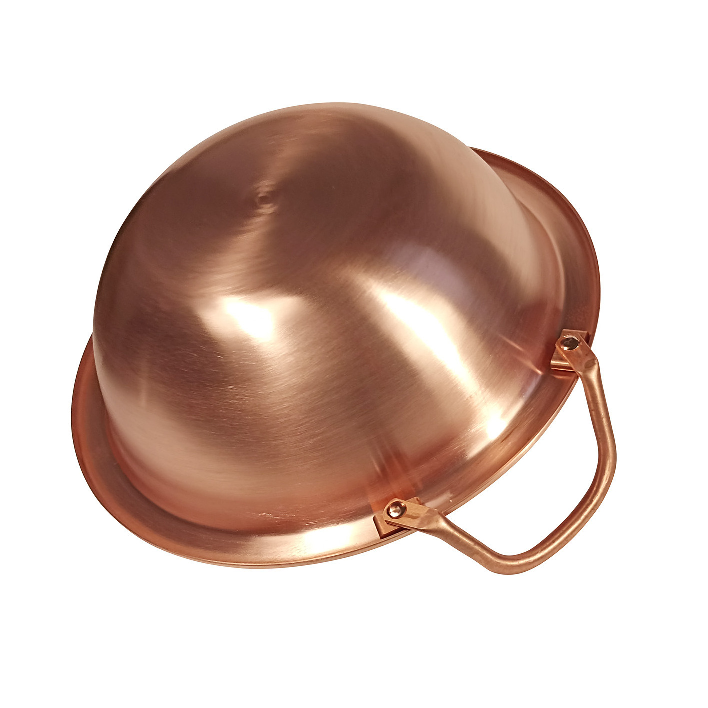 99.9% copper Exquisitely Designed Copper Sugar Pot Shimmering AHA Copper Pot For Professional Sugar Cooking