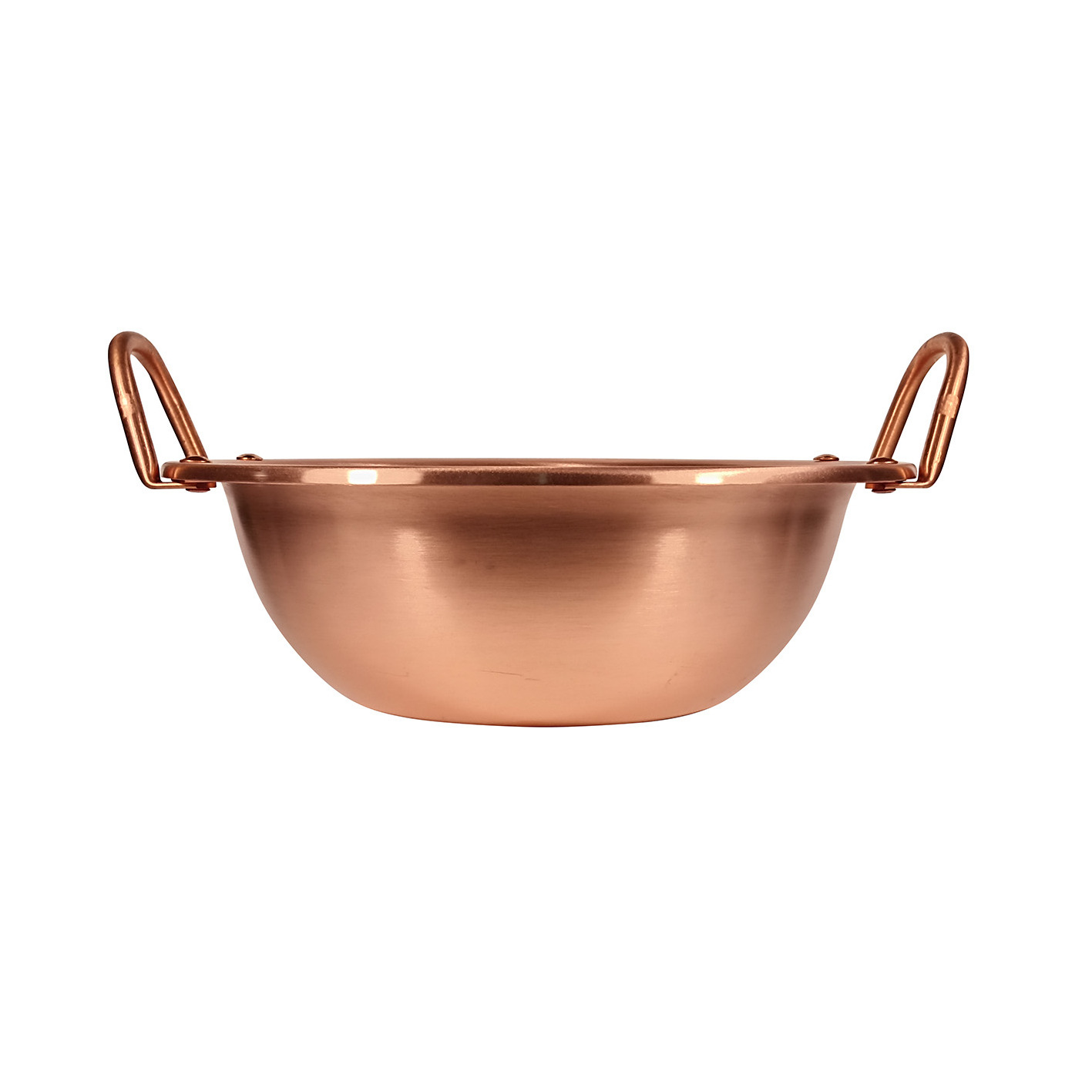 99.9% copper Exquisitely Designed Copper Sugar Pot Shimmering AHA Copper Pot For Professional Sugar Cooking