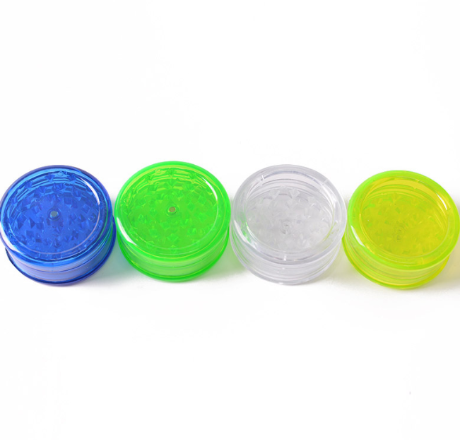 12pcs/box hand muller dry herb flower grinder with display box yellow white green mixed color 60*27mm grinding tool