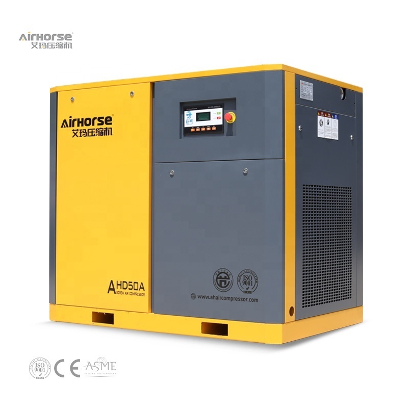 Famous Brand Airhorse Air-compressor 175 cfm 10 bar 37 kw  50 hp Oil Injected Screw Air Compressor Sand Blasting