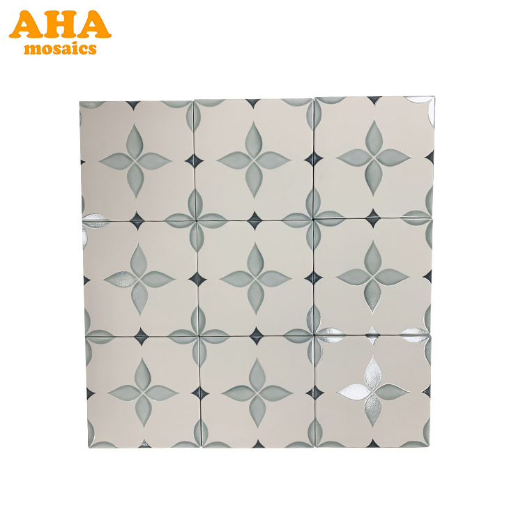 Cheap Price Classic Moroccan Non Slip Decorative Tile 200x200 Tile Peel And Stick Porcelain Floor Tile For Bathroom