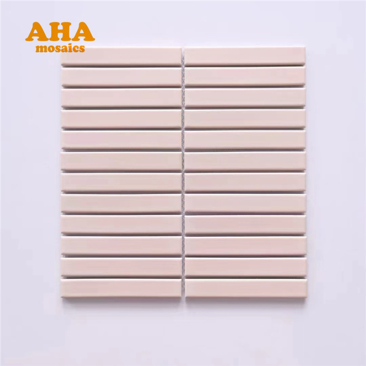 High Quality Home Waterproof Wall Tile Kitchen Peel And Stick Backsplash Bathroom Strip Finger Mosaic