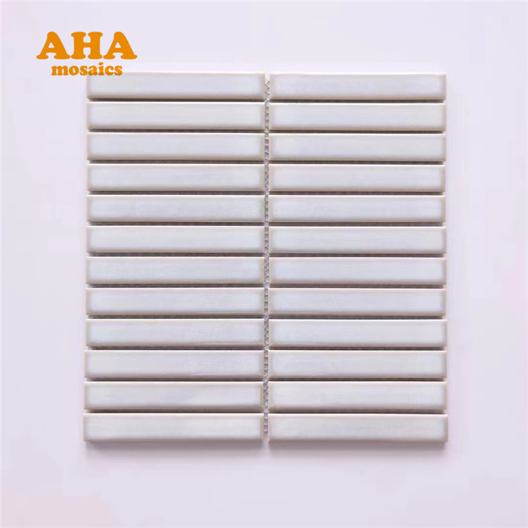 High Quality Home Waterproof Wall Tile Kitchen Peel And Stick Backsplash Bathroom Strip Finger Mosaic