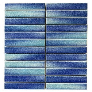 Glossy Glazed Ceramic Finger KitKat  Mosaic Tile For Bathroom Shower Wall Backsplash