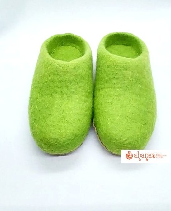 Indoor Wear Fashion Felt Shoes & Slippers Handmade in Nepal