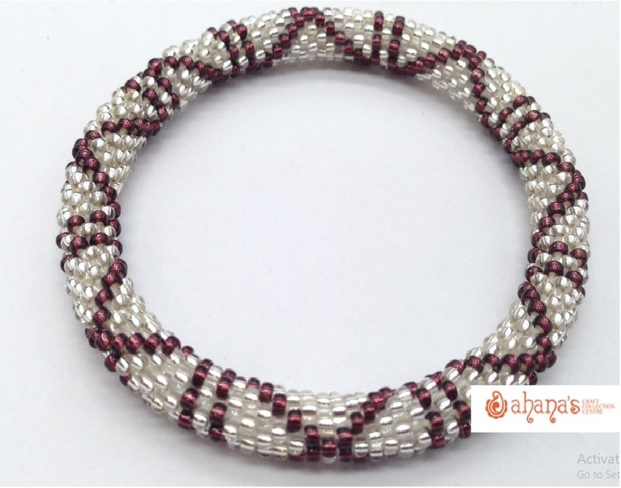 Made in Nepal Custom Beaded Bracelets- Japanese Seed Bead Bangles And Bridal Fashion Wear-Top Casual Trendy Bracelet