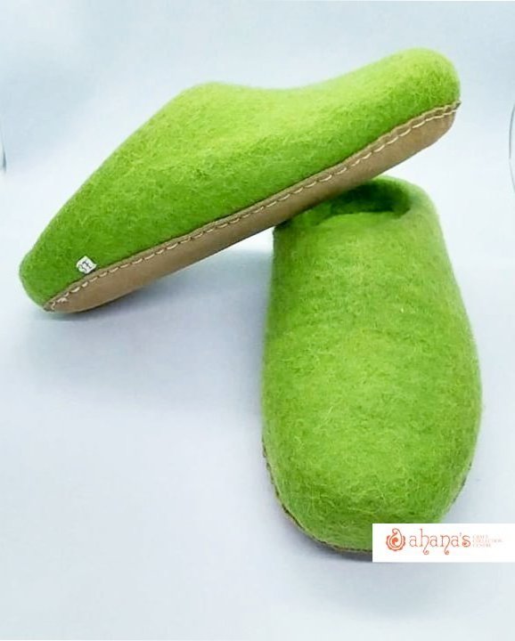 Indoor Wear Fashion Felt Shoes & Slippers Handmade in Nepal