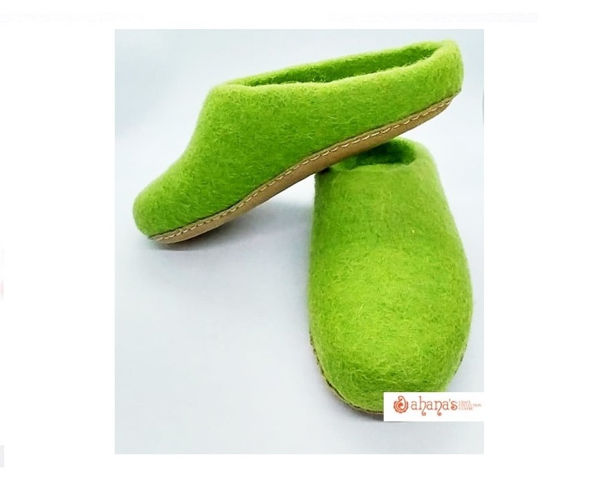 Indoor Wear Fashion Felt Shoes & Slippers Handmade in Nepal