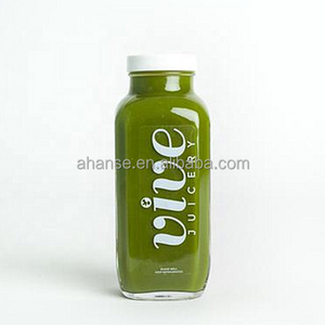 2 oz 6 oz 8 oz 10 oz 12 oz 16 oz clear french square beverage glass bottle cold pressed juice bottles with airtight screw cap