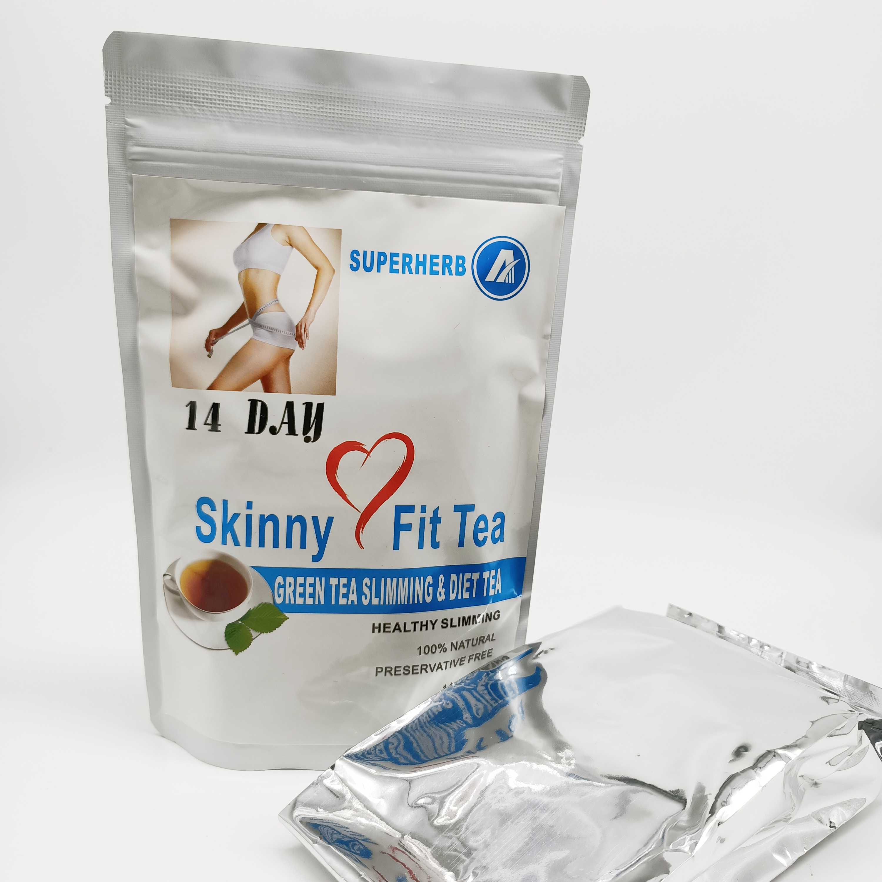 Effective tummy detox natural magic fast slimming detox slim tea 14 days Skinny&Fit tea