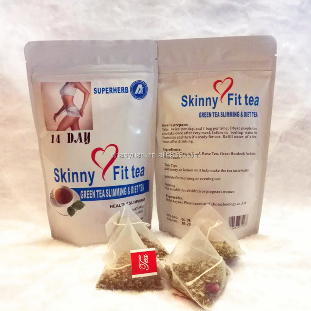 Effective tummy detox natural magic fast slimming detox slim tea 14 days Skinny&Fit tea