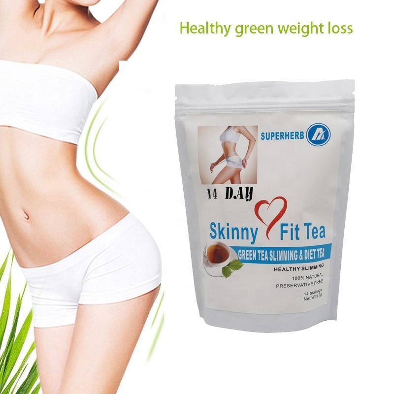 Effective tummy detox natural magic fast slimming detox slim tea 14 days Skinny&Fit tea