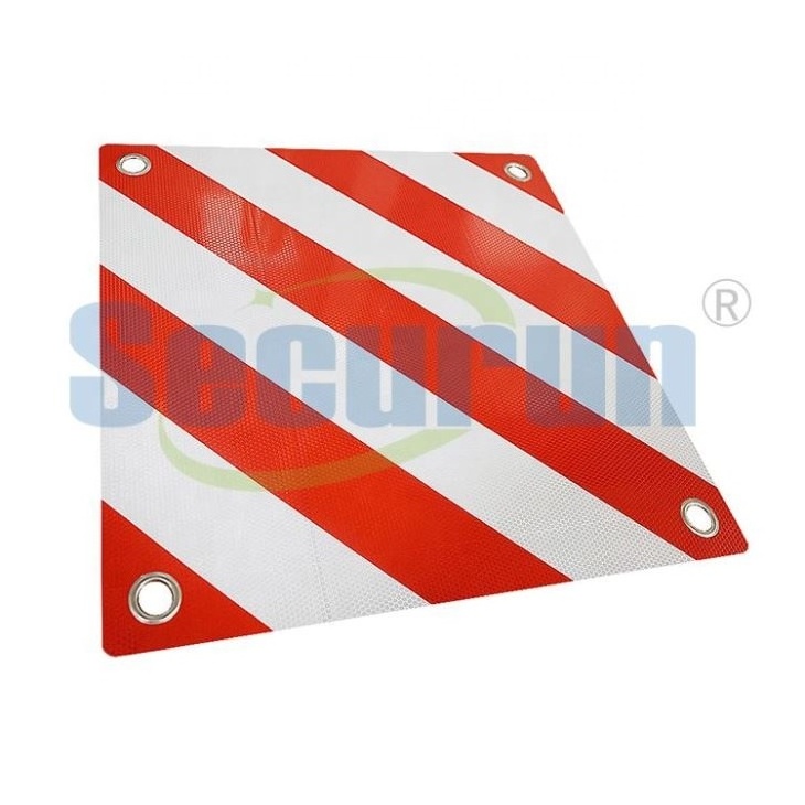 SECURUN Custom Aluminum Reflective Traffic Safety Road Signs Spain Italy Germany Rear Metal Warning Sign