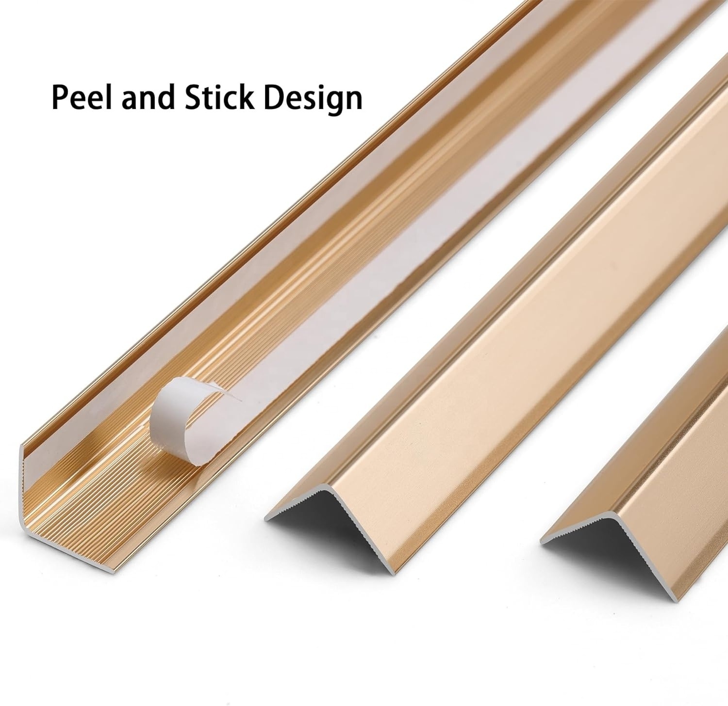 Securun Hot Sale Premium Aluminum L Molding Corner Guards, Peel and Stick Trim for Wall Protection, Door Frame,Tile Edge