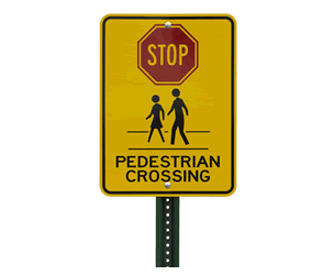 Securun Factory custom Pedestrian crossing sign