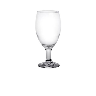 Low Moq Wholesale Glassware Colored Goblet Wine Glasses Water Glass Pressed Blue Glass Goblets