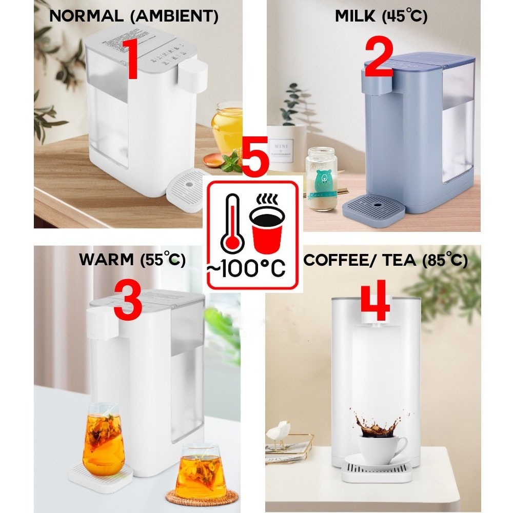 Instant hot water dispenser small automatic intelligent office desktop water dispenser desktop instant hot water dispenser