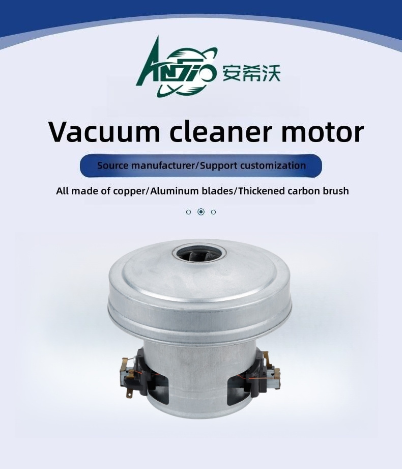 Custom Vacuum Cleaner Motor Barrel Vacuum Cleaner Brush Motor 1400W High Power Low Noise High Speed Motor