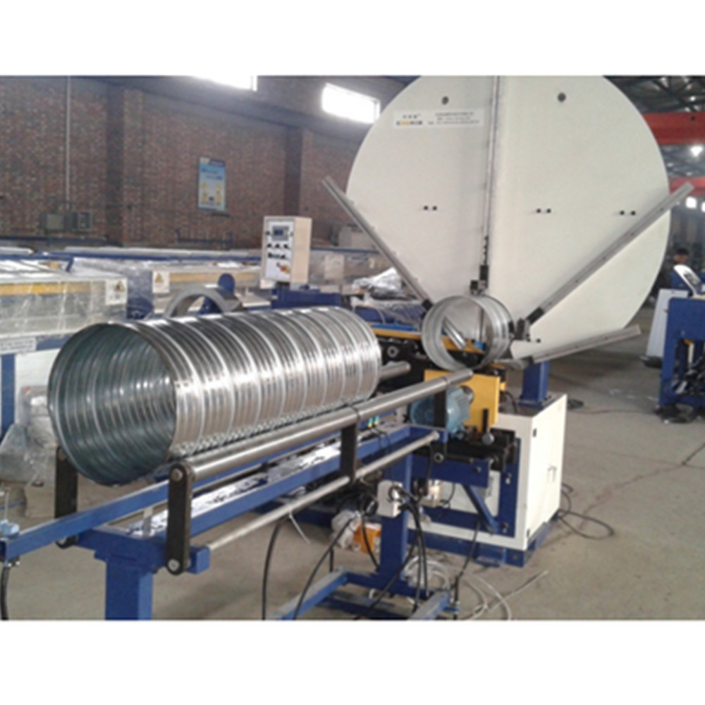 Automatic air duct production machine ,spiral pipe manufacturing machine