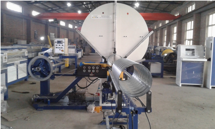 Automatic air duct production machine ,spiral pipe manufacturing machine