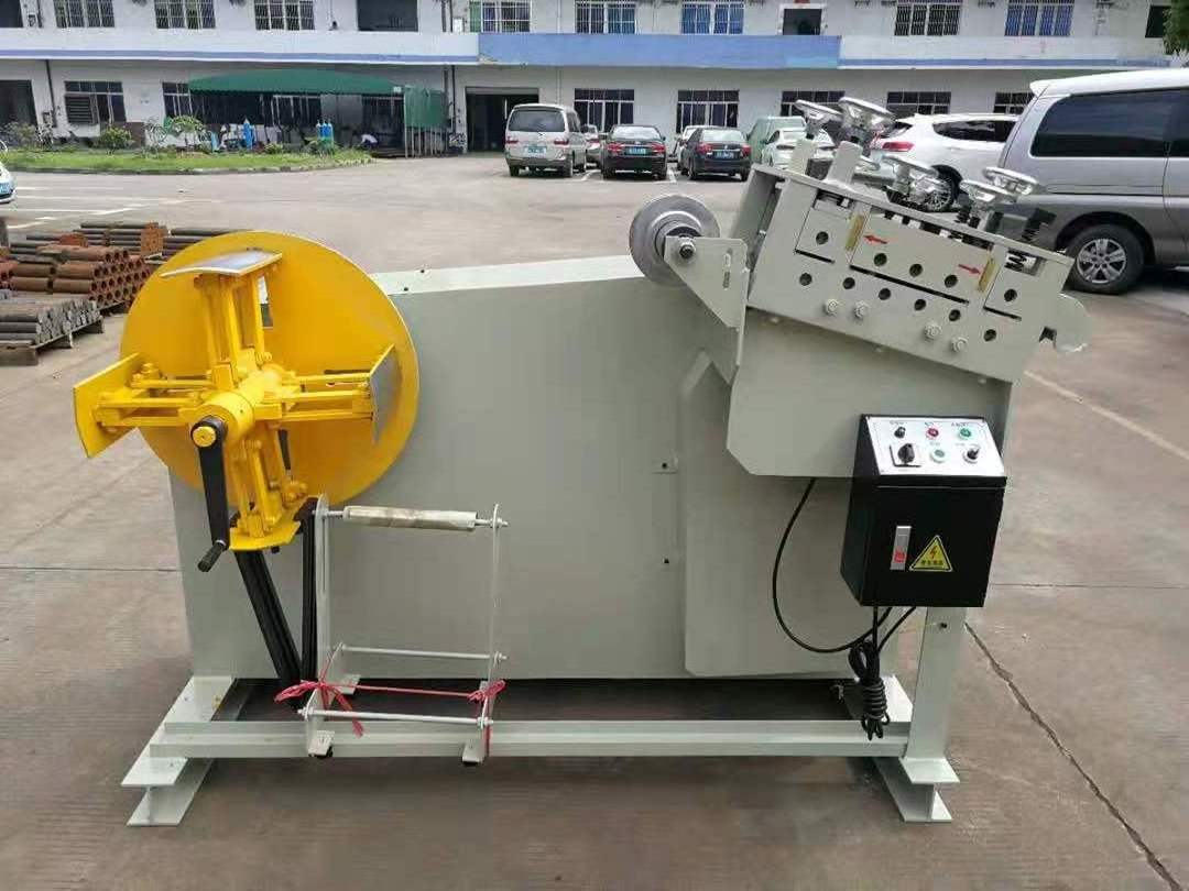 plate sheet Decoiling and straightening machine uncoiler straightener 2 in 1 machine