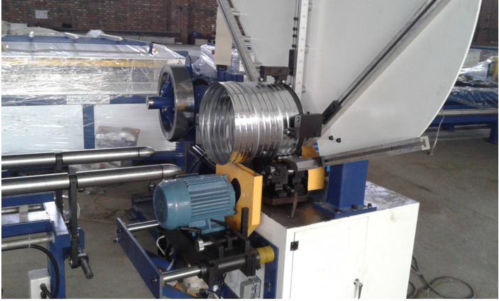 Automatic air duct production machine ,spiral pipe manufacturing machine