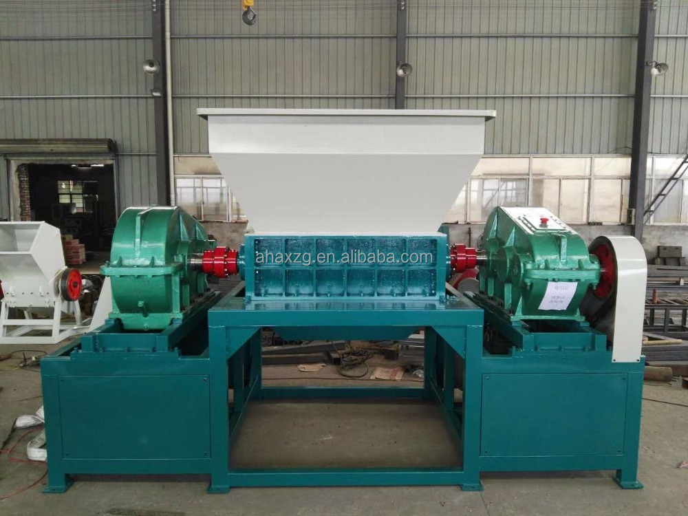 high quality plastic/barrel/wood/metal/glass/paper Four Shaft Shredder/steel Shredding Machine