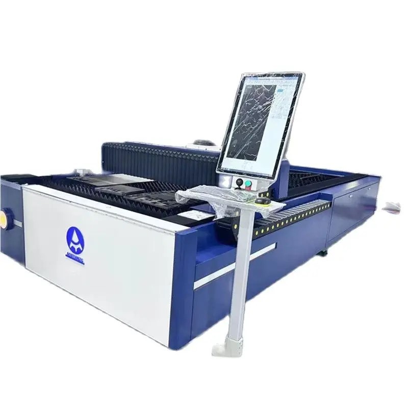 1000w 2000w 3000w Fiber Laser Cutting CNC For Steel Aluminum Sheet Metal Raycus Fiber Laser Cutter