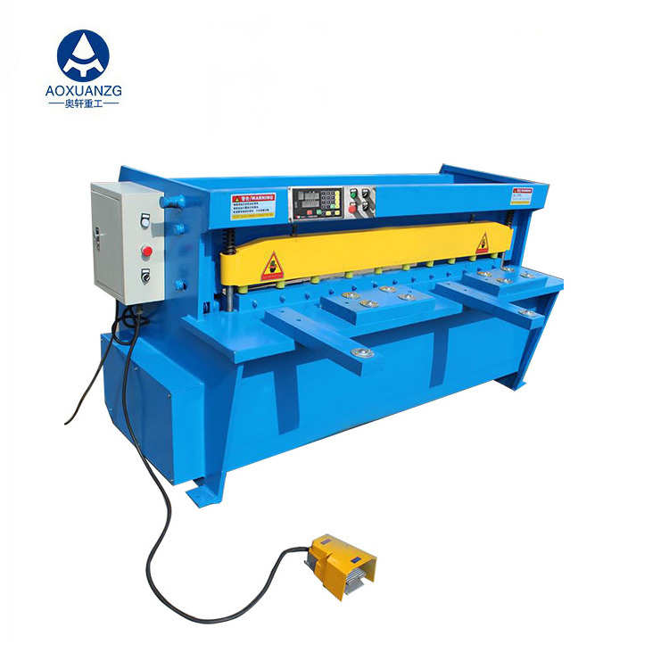 CNC electric shearing machine,automatic touch screen sheet metal shearing machine with electric